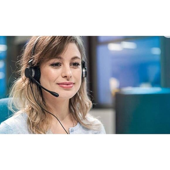 Jabra Biz 2300 USB Duo Wired Professional Call Center Headset NEW - Picture 5 of 11